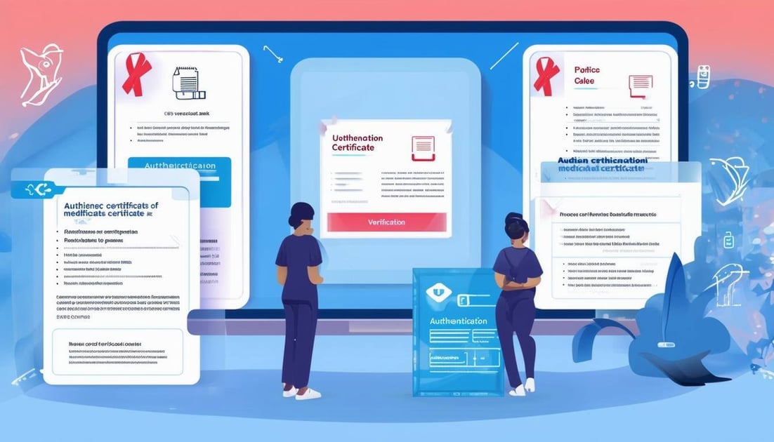 autenticação de atestado